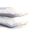Deny Designs King April Lane Art Block Blue Monogram C Microfiber Printed Pillow Sham - 3 of 3