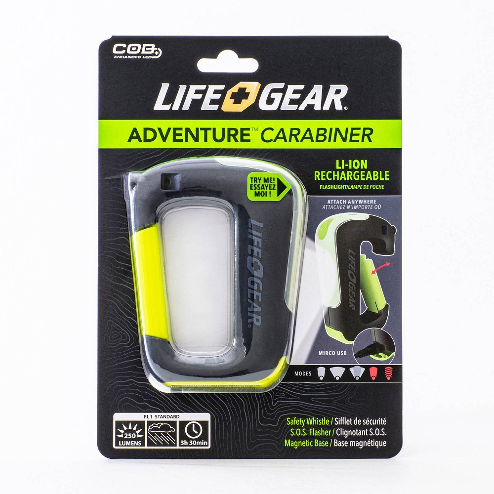 Photos - Torch Life Gear Adventure Carabiner with Magnetic Base and S.O.S. 250 Lumens LED