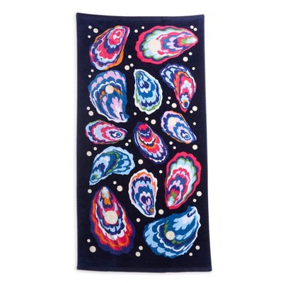 Vera Bradley Women's Outlet Cotton Looped Terry Outlet Essential Beach Towel