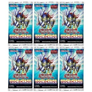 Konami Yu-Gi-Oh! Toon Chaos (1st Edition) Booster Pack Lot - 6 Packs - 1 of 1