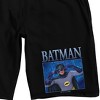 Batman 1966 TV Series Men's Black Sleep Pajama Shorts - 2 of 4