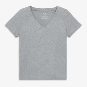 Primary Adult Heathered Easy V-Neck Tee (Women's Fit) - 1 of 4