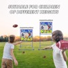 VATOS Football Toss Target Games with 4 Inflatable Footballs Family Party Game for Adults and Kids - 4 of 4