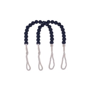 Unique Bargains Wooden Bead Curtain Polyester Wood Lake 2 Pcs - 1 of 4