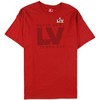 STARTER Mens Super Bowl LV Tampa Bay Graphic T-Shirt, Red, X-Large - 4 of 4