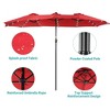 Sonkuki 15x9ft LED Double-Sided Patio Market Umbrella Aluminum Large Canopy - 4 of 4