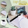 Enday Legal Pads 8.5 x 11 Inch, (12 Pack) 50 Sheets per Notepad, Note Pads, Legal Ruled Writing Pad with Perforated Pages - 4 of 4