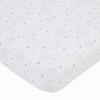 Disney Dumbo Shine Bright Lil Star Light Blue, Gray, and White Stars and Clouds 4 Piece Nursery Crib Bedding Set - 3 of 4