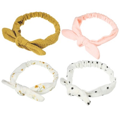 Unique Bargains Girl s Wide Soft Side Knotted Headbands 7 48 x1 97 
