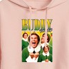 Women's - ELF - Christmas Buddy the Elf Cropped Graphic Hoodie - image 2 of 3