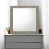 GlasFlength Decorative Wall Mirrors Square Accent Mirror Wall Mirror Polished Mirror Decorative Mirror for Living Room, Gray, 35"*35"*35" - 2 of 4
