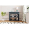 NicBex 1 Drawer Console Table with 2 Open Shelves,Entryway Table with Black Round Knobs,Modern Couch Table for Living Room - 2 of 4