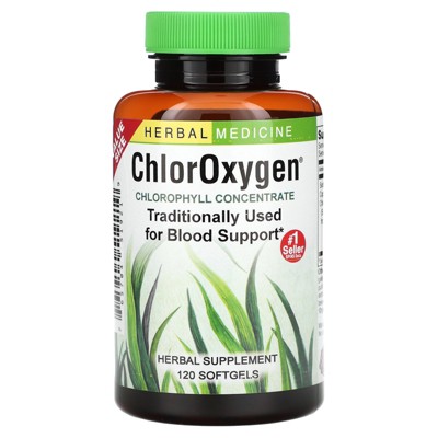Herbs Etc. ChlorOxygen®, Chlorophyll Concentrate, 120 Softgels