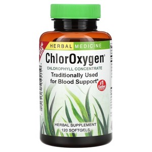 Herbs Etc. ChlorOxygen®, Chlorophyll Concentrate, 120 Softgels - 1 of 2