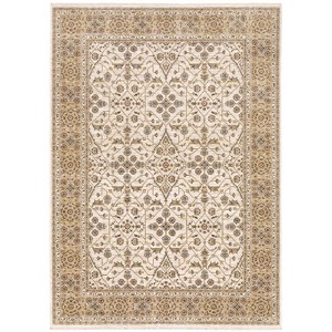 Oriental Weavers Maharaja 001J1 Ivory/ Gold Indoor Area Rug - 5'3" x 7'6" - 1 of 4