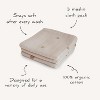 Mushie Organic Cotton Muslin Cloths 3-Pack - 2 of 4