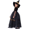 Dress Up America Black and Orange Witch Costume for Girls - 2 of 2