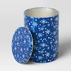 6.75"x8.5" Christmas Blue Snowflake Gift Box - Wondershop™: Multicolored Iron, Classic Pattern, 6.75"x8.5"x6.75" - 3 of 3