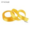 Unique Bargains Double Face Wide Satin Ribbon with Gold Edges for Wedding Bouquet - 2 of 4