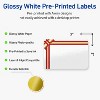 Avery Labels, 2" x 3", Gold-Red Gift Bow, Glossy, 80ct - 2 of 4