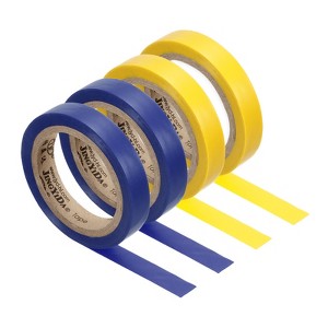 Unique Bargains Stickiness Tennis Badminton Racket Grip Finishing Tapes 4 Pcs - 1 of 4