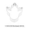 Unique Bargains Pastry Cutter Brachiosaurus Dinosaur-Shaped Dishwasher Safe Stainless Steel Silver Tone 1Pcs - 3 of 4