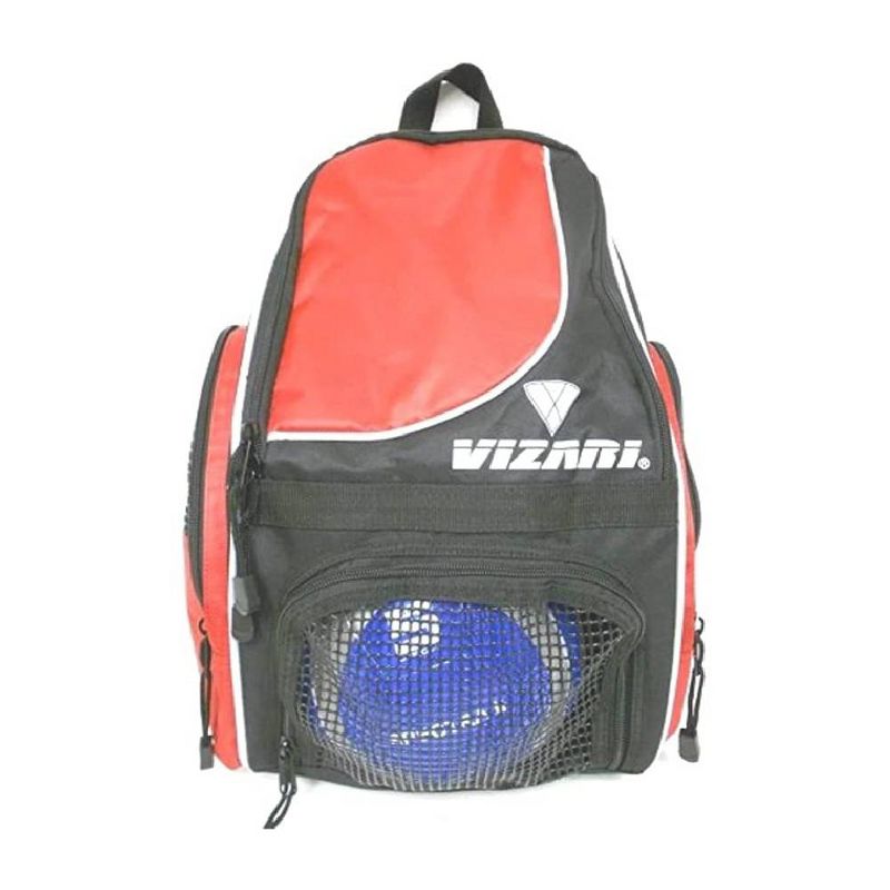 Vizari Solano Soccer Backpack With Ball Compartment and Vented Ball Pocket and Mesh Side Cargo Pockets for Adults and Teens, 2 of 8