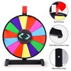 WinSpin Editable Color Prize Wheel Dry Erase Fortune Spinning Game 12"/15"/18"/24" - 3 of 4