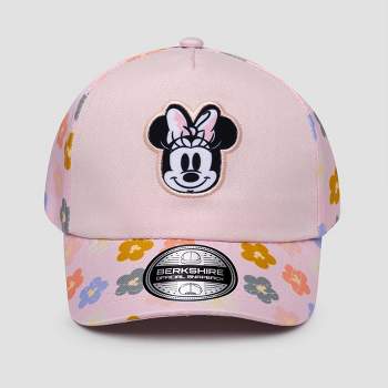 Toddler Girls' Minnie Mouse Baseball Hat - Pink