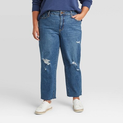 universal thread high rise straight jeans