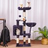 Heybly Cat Tree, 39.4 Inches Cactus Tower Condo with Scratching Post - 3 of 3