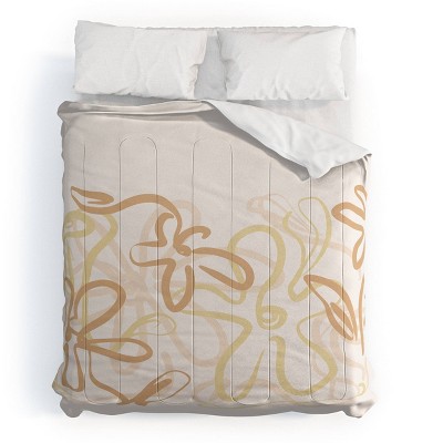 Deny Designs Alilscribble another Flower Design Comforter and Sham Set