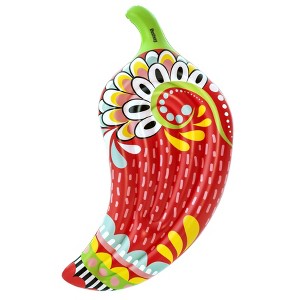 Bestway H2OGO! Inflatable Flirty Fiesta Pepper Pool Water Beach Float - 1 of 4