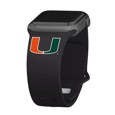 NCAA Miami Hurricanes Silicone Apple Watch Band