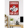 Trends International Canada Is Not For Sale Framed Wall Poster Prints - 2 of 4