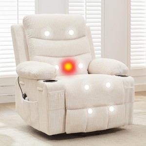 Power Lift Recliner Chair for Elderly with Massage and Heat, Compact Recliner for Small Spaces, RV & Living Room Accent Chair with Cup Holders - 1 of 4