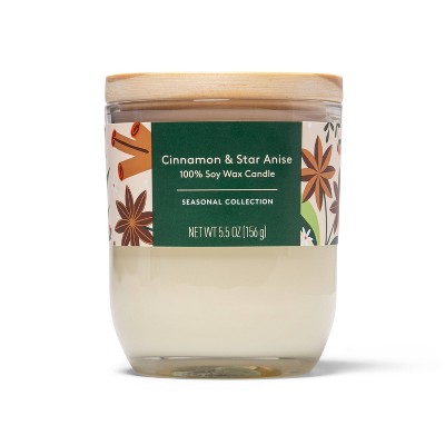 Cinnamon & Star Anise Candle - 5.5oz - Everspring™