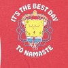 Women's - SpongeBob SquarePants - The Best Day To Namaste Short Sleeve Graphic T-Shirt - 2 of 4