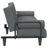 vidaXL Sofa Bed Dark Grey Polyester, Plywood Standard - 4 of 4