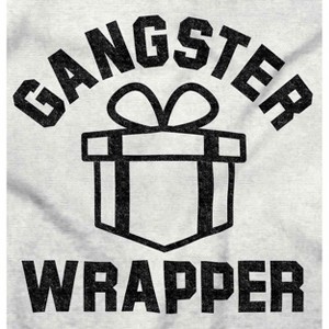 Christmas Presents Gangster Wrapper Graphic T Shirt Men or Women Brisco Brands - 1 of 4
