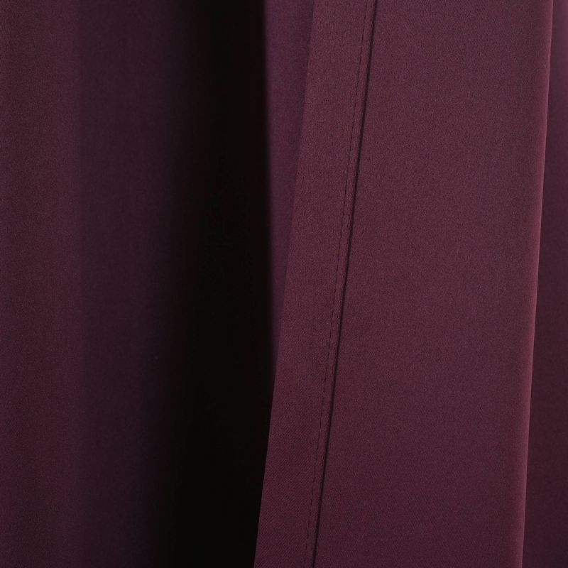 Set of 2 Insulated Grommet Top Blackout Curtain Panels - Lush Décor, 6 of 18