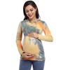 Maternity Shirt Maternity Tunic Tops maternity hoodiys nursing hoodirs - 3 of 4