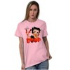 Vintage Betty Boop Cartoon Love Womens Graphic T Shirt Tees Brisco Brands - 3 of 4