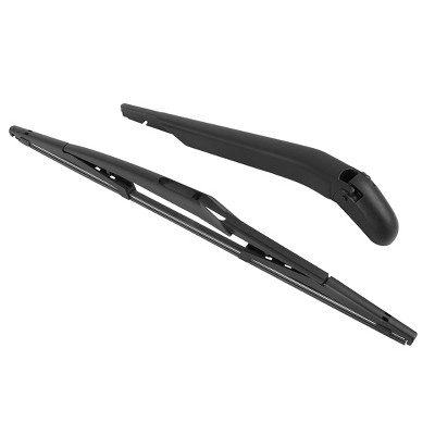 X AUTOHAUX Rear Windshield Wiper Blade Arm Set 360mm 14 Inch for Fiat Fiorino Qubo 1 Door 07 08 09 10 11 12 13 14 15 16 17 18 19