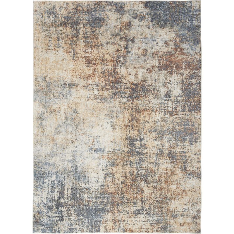Nourison Washable Astra Modern Abstract Indoor Flatweave Area Rug, 1 of 11