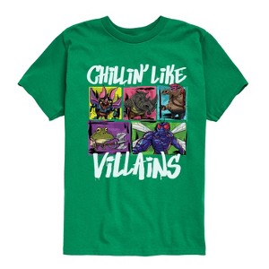 Boys' - Teenage Mutant Ninja Turtles Mutant Mayhem - Chillin Like Villains Short Sleeve Graphic T-Shirt - 1 of 3