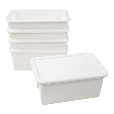 Kaplan Early Learning Storage Bins with Lids - Set of 5