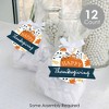 Big Dot of Happiness Happy Thanksgiving - Fall Harvest Party Clear Goodie Favor Bags - Treat Bags With Tags - Set of 12 - 2 of 4