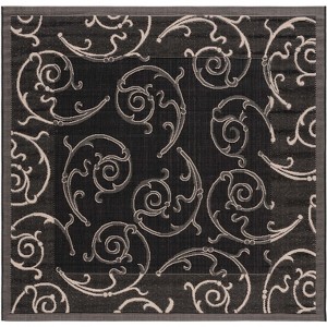 Courtyard CY2665 UV & Stain Resistant Non-Shedding Power Loomed Indoor/Outdoor Rugs - Safavieh - 1 of 4