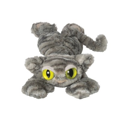 grey stuffed cat